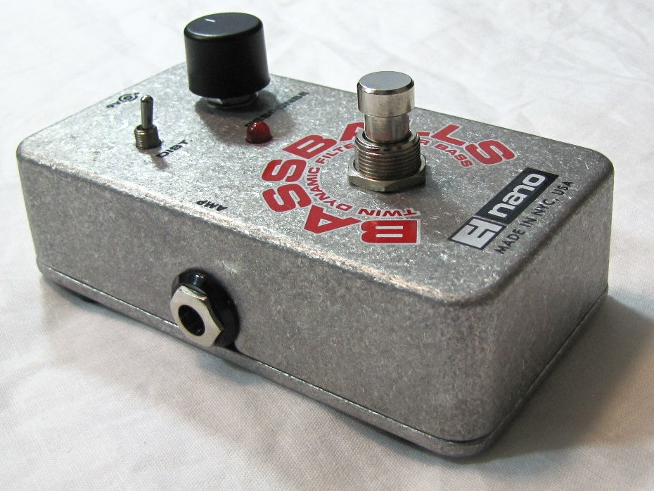Electro-Harmonix Bassballs Nano Twin Envelope Filter pedal — side view