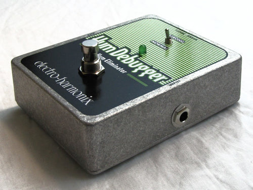 Electro-Harmonix Hum Debugger pedal — angled view of used pedal