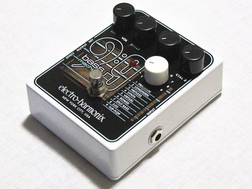 Electro-Harmonix Bass9 Bass Machine pedal — angled view