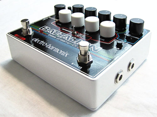 Electro-Harmonix Battalion bass preamp DI pedal — angled view