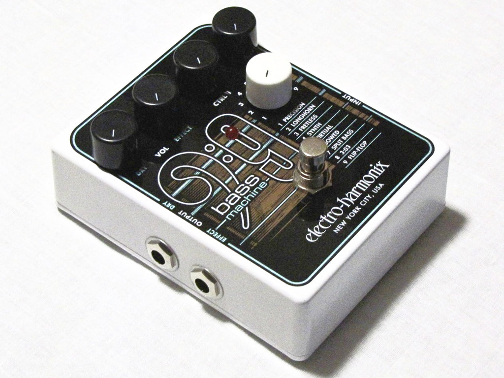 Electro-Harmonix Bass9 Bass Machine pedal — side view