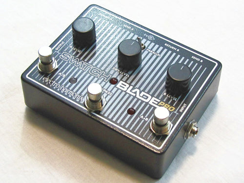 Electro-Harmonix Switchblade Pro Deluxe Switcher pedal — front angle view