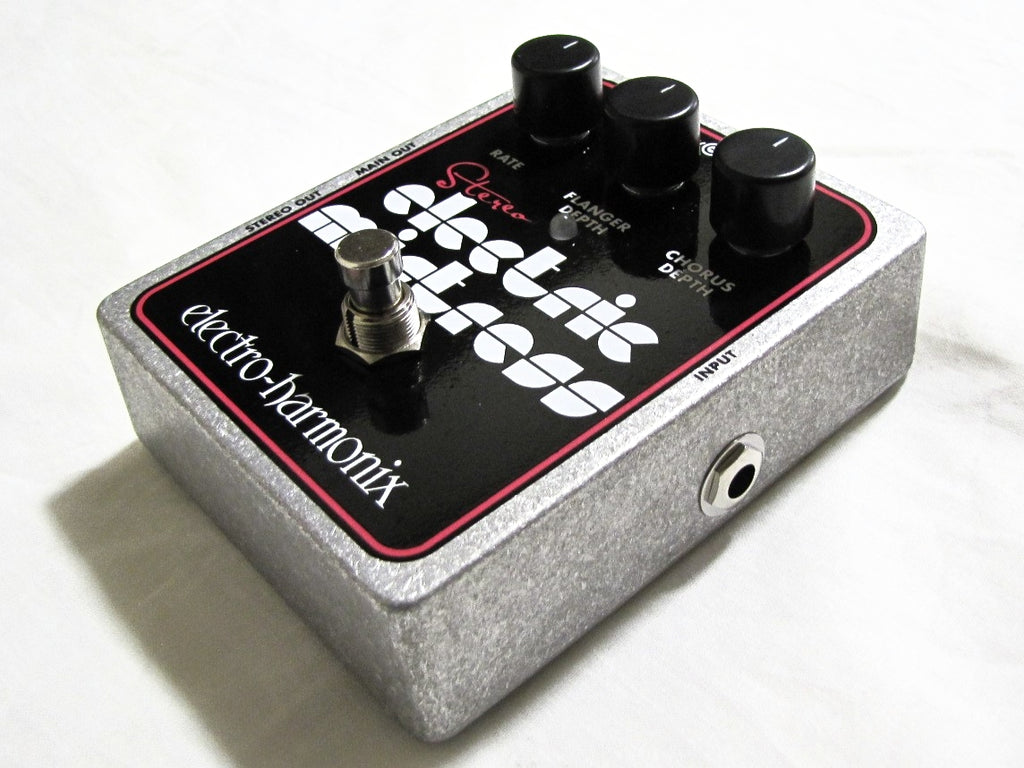 Electro-Harmonix Stereo Electric Mistress pedal — front view