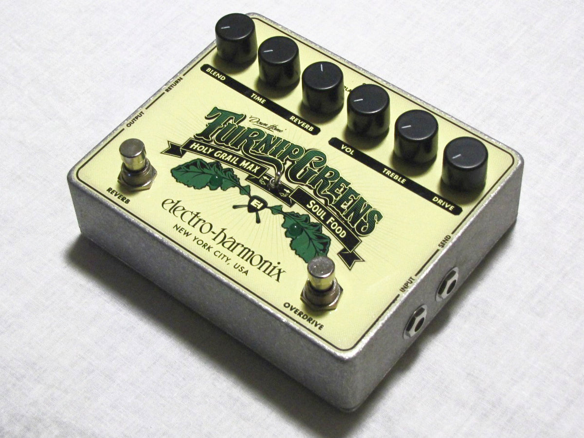 Electro-Harmonix Turnip Greens multi-effect pedal - angled view