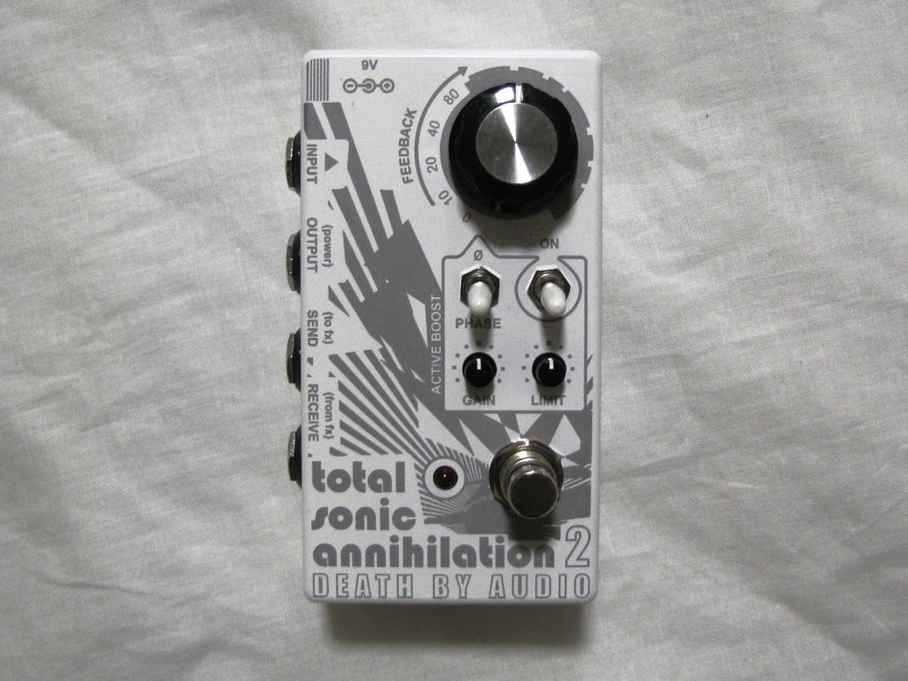 Used Death By Audio Total Sonic Annihilation Feedback Guitar Effects Pedal
