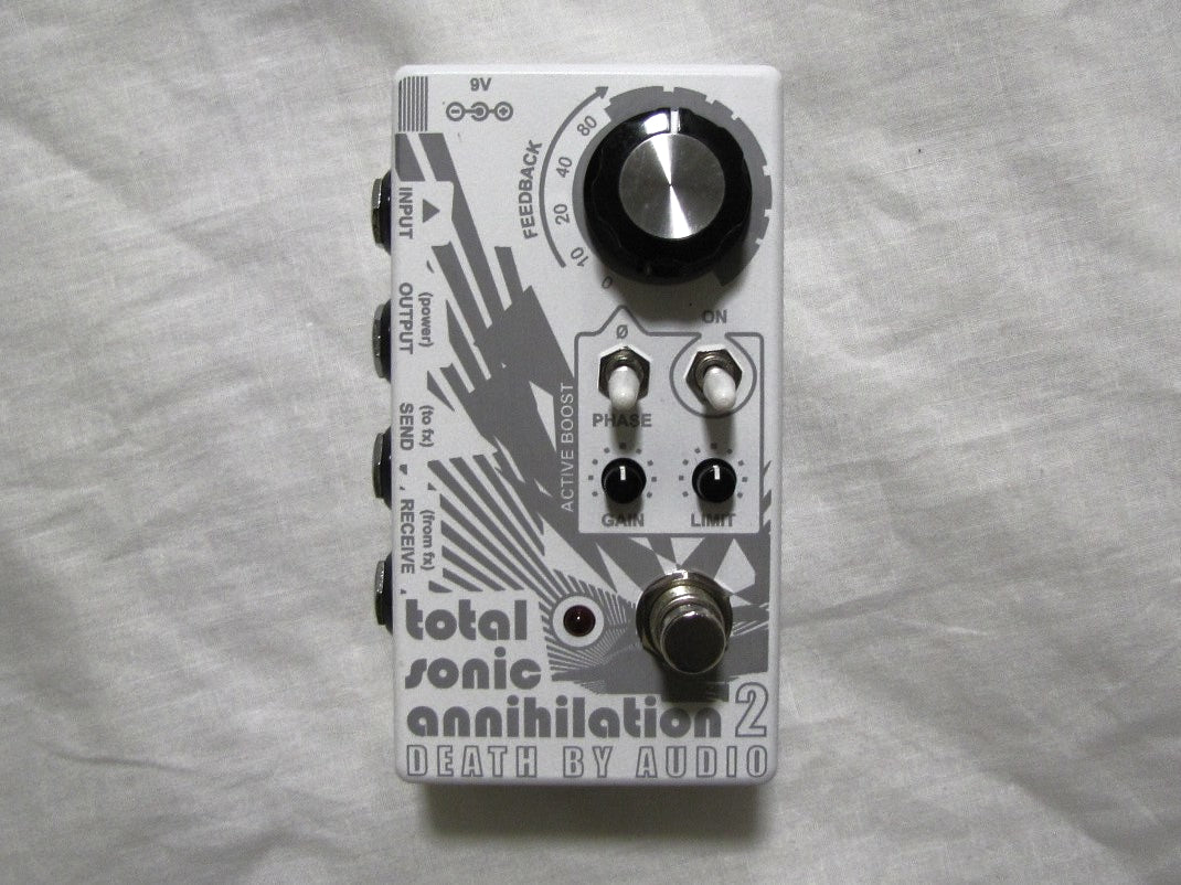Used Death By Audio Total Sonic Annihilation Feedback Guitar Effects Pedal