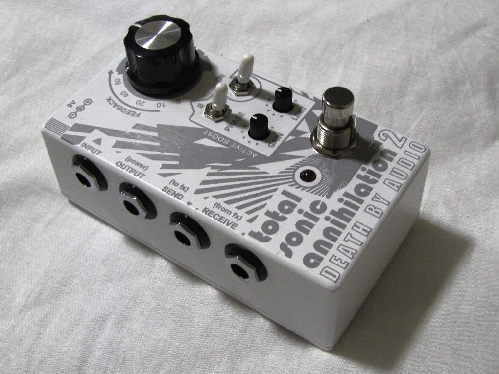 Used Death By Audio Total Sonic Annihilation Feedback Guitar Effects Pedal