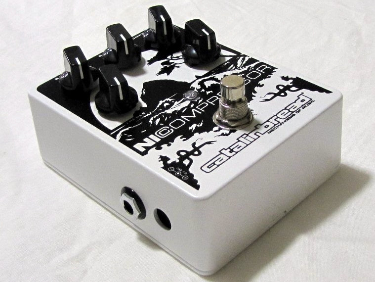 Catalinbread Nicompressor compressor pedal - top knob detail