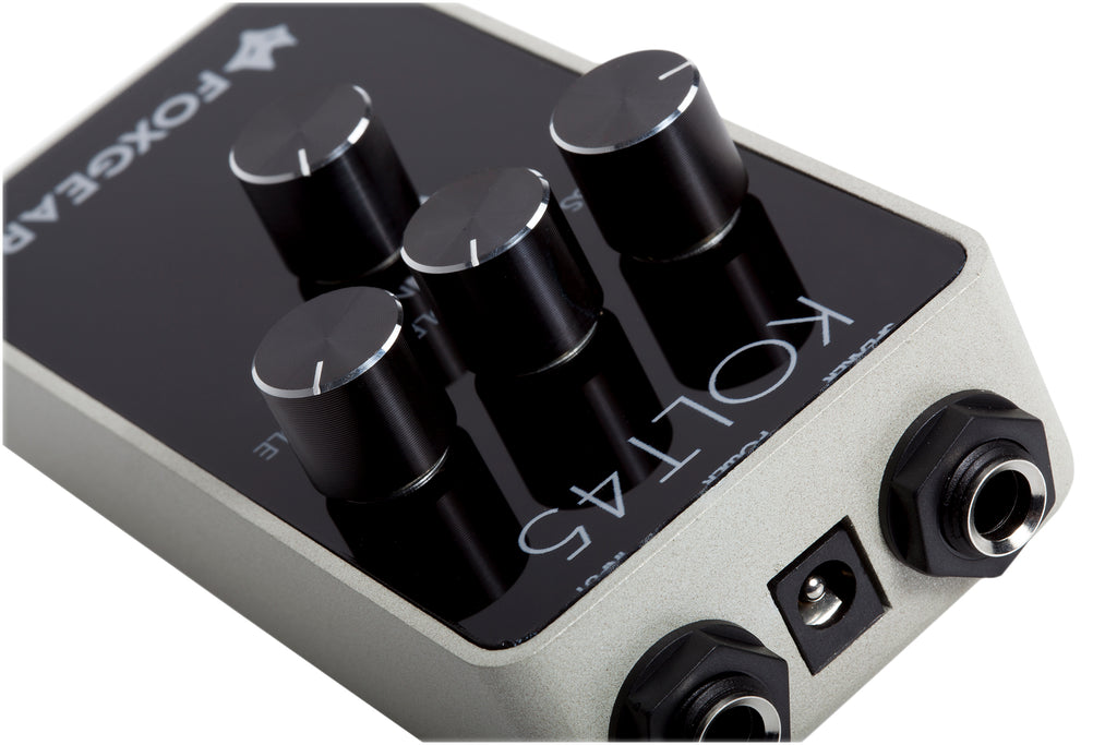 Foxgear Kolt 45 power amplifier pedal — top-down downshot view