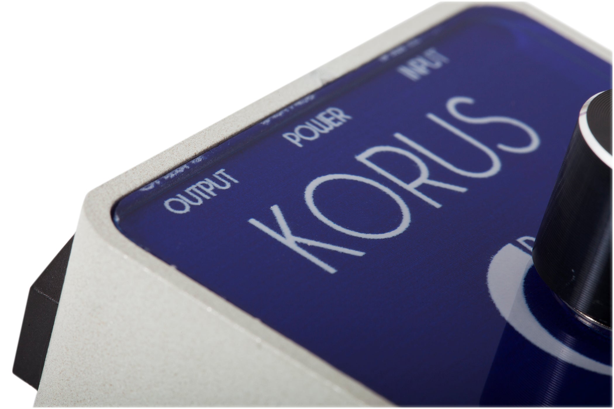 Foxgear Korus analog chorus pedal logo detail