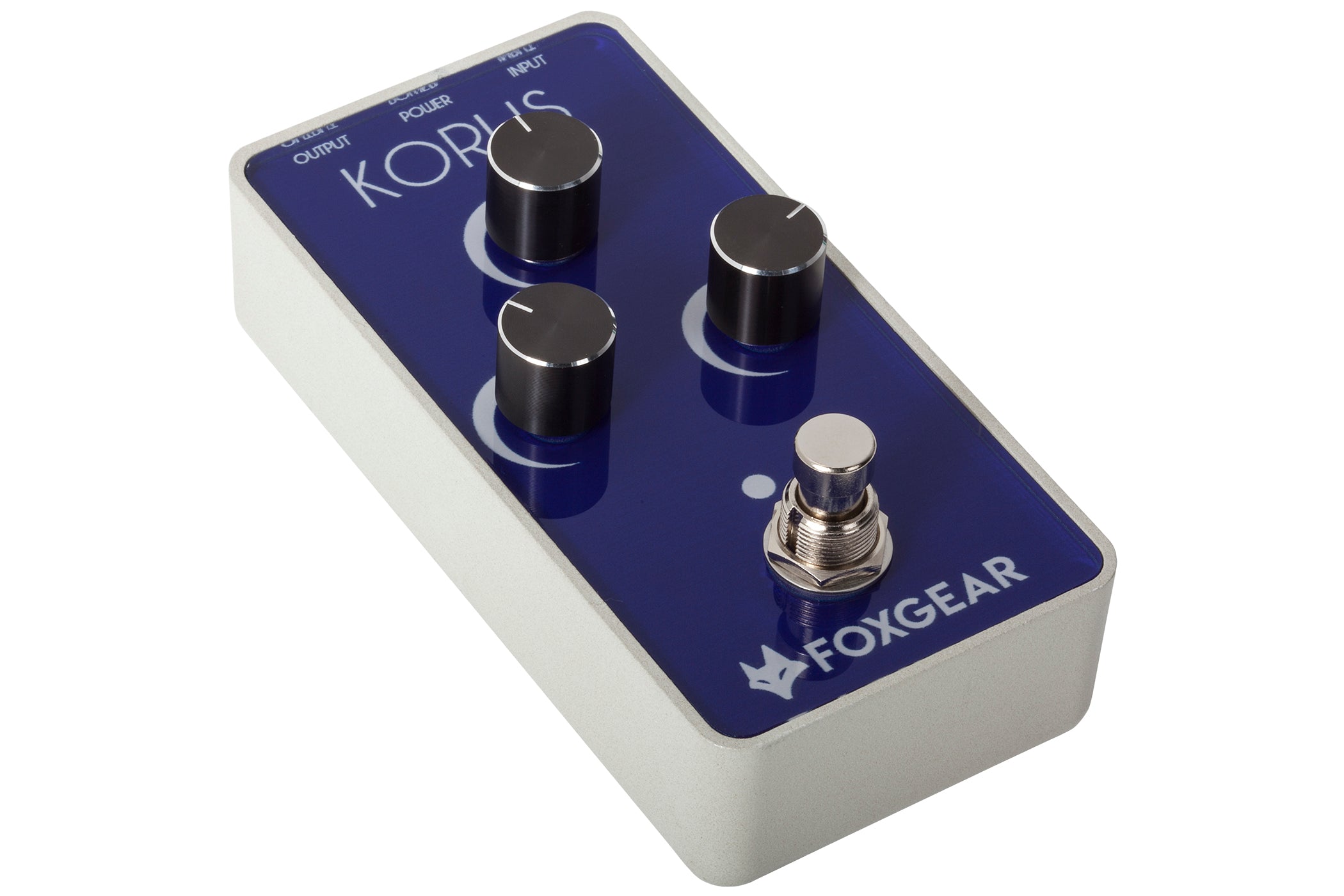 Foxgear Korus analog chorus pedal angled view
