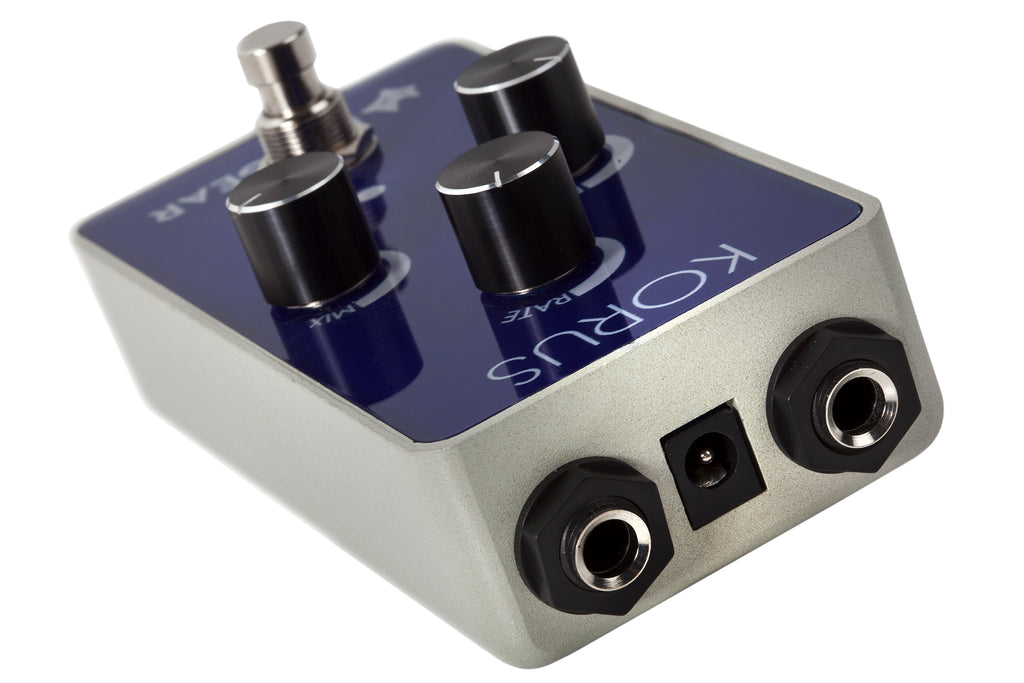 Foxgear Korus analog chorus pedal upward shot