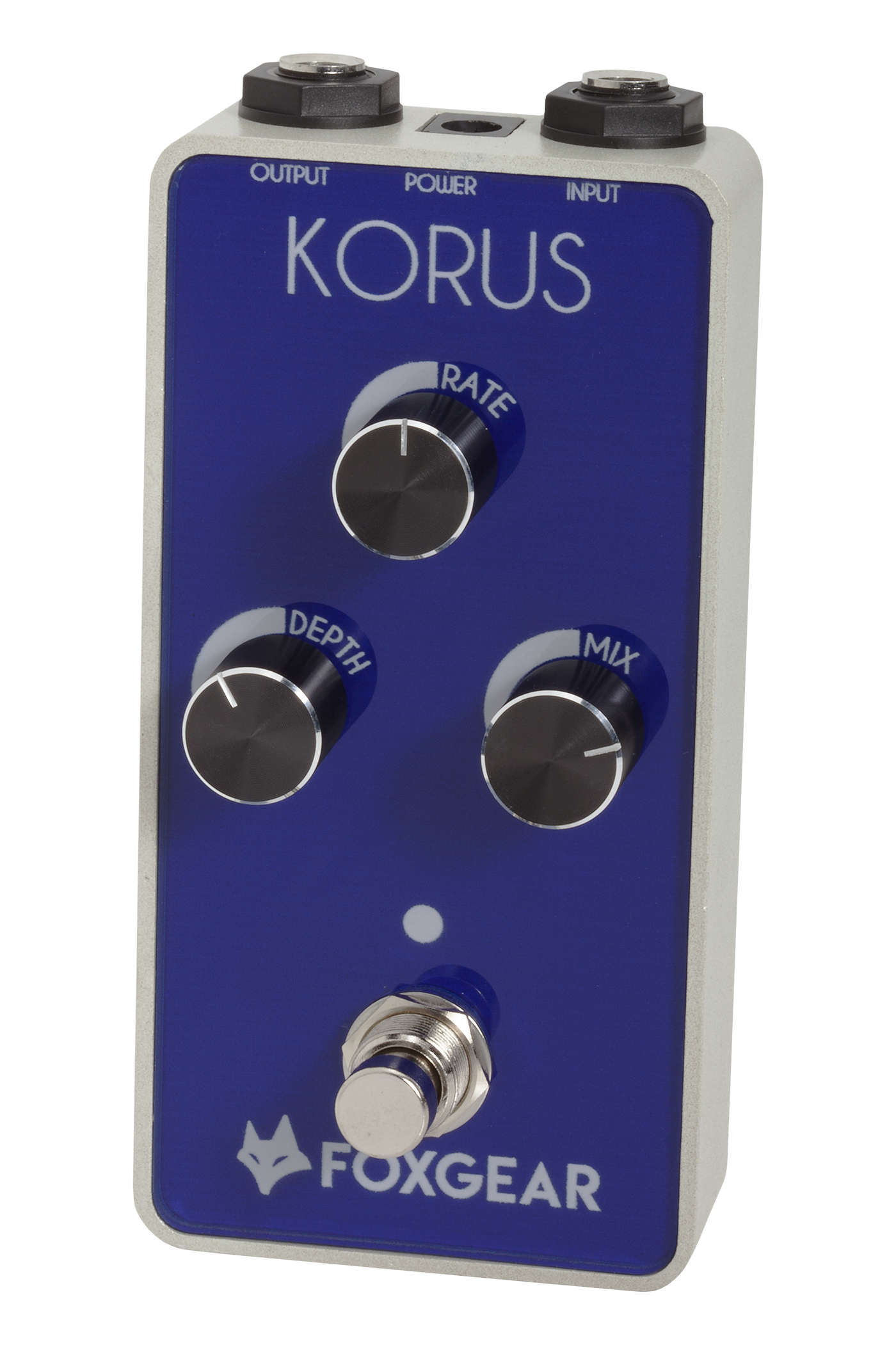 Foxgear Korus analog chorus pedal front view