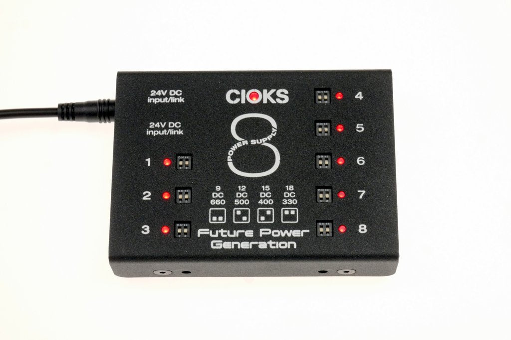 New CIOKS 8 Guitar Pedal Expansion Power Supply
