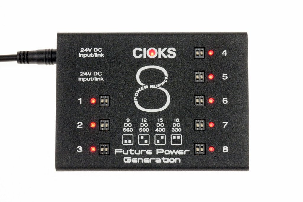 New CIOKS 8 Guitar Pedal Expansion Power Supply