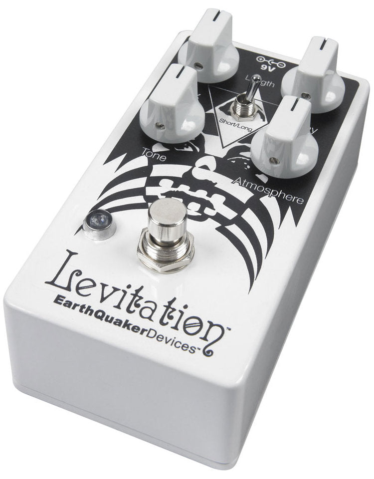 EarthQuaker Devices Levitation V2 reverb pedal — angled front view