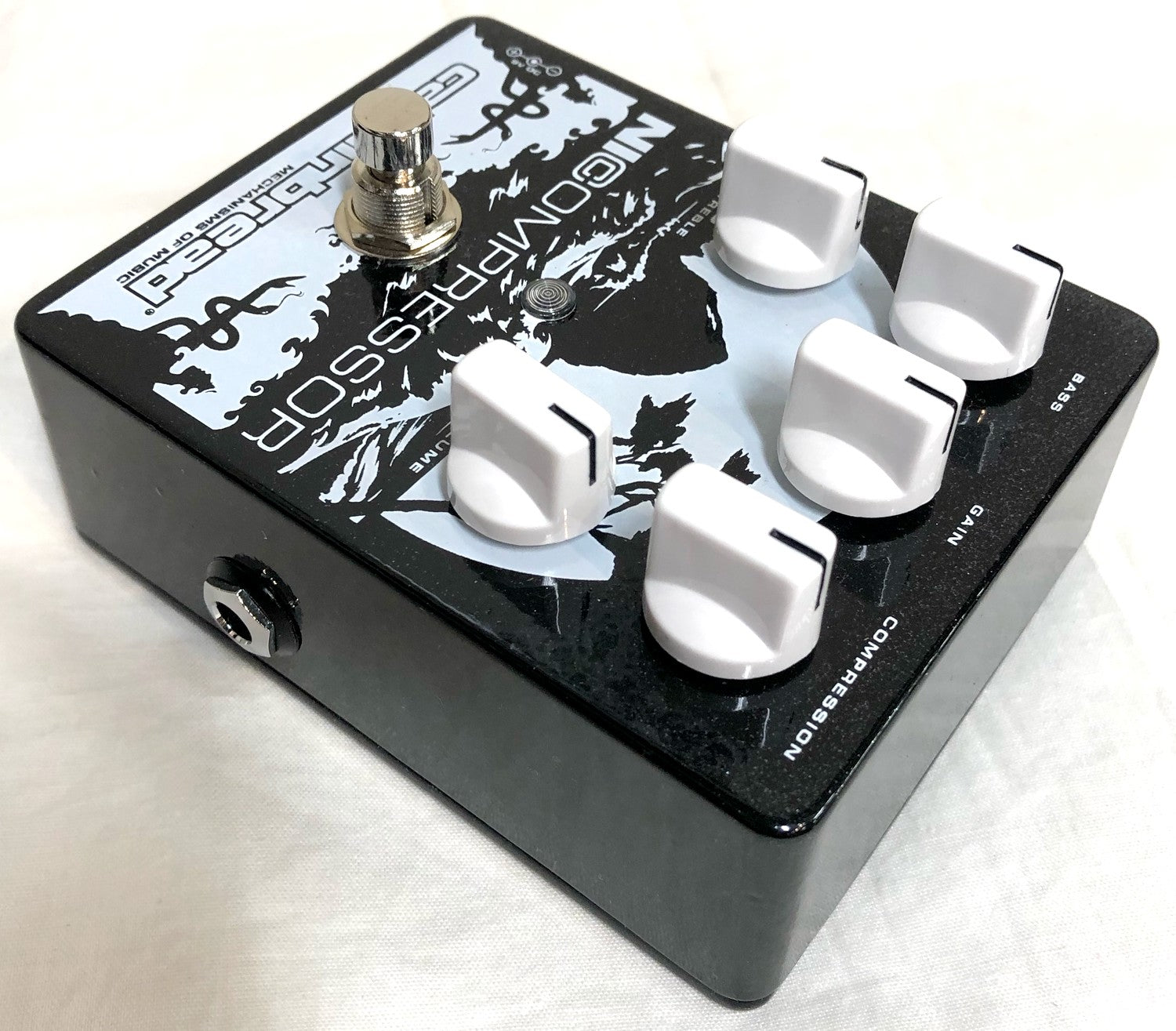 Used Catalinbread Nicompressor compressor pedal — side view