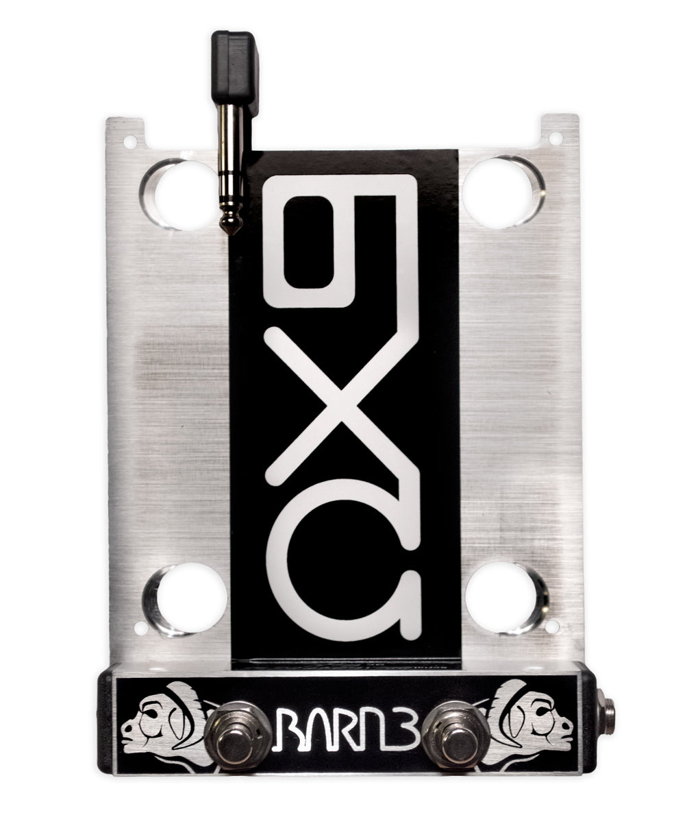 BARN3 OX9 auxiliary footswitch — front view showing buttons