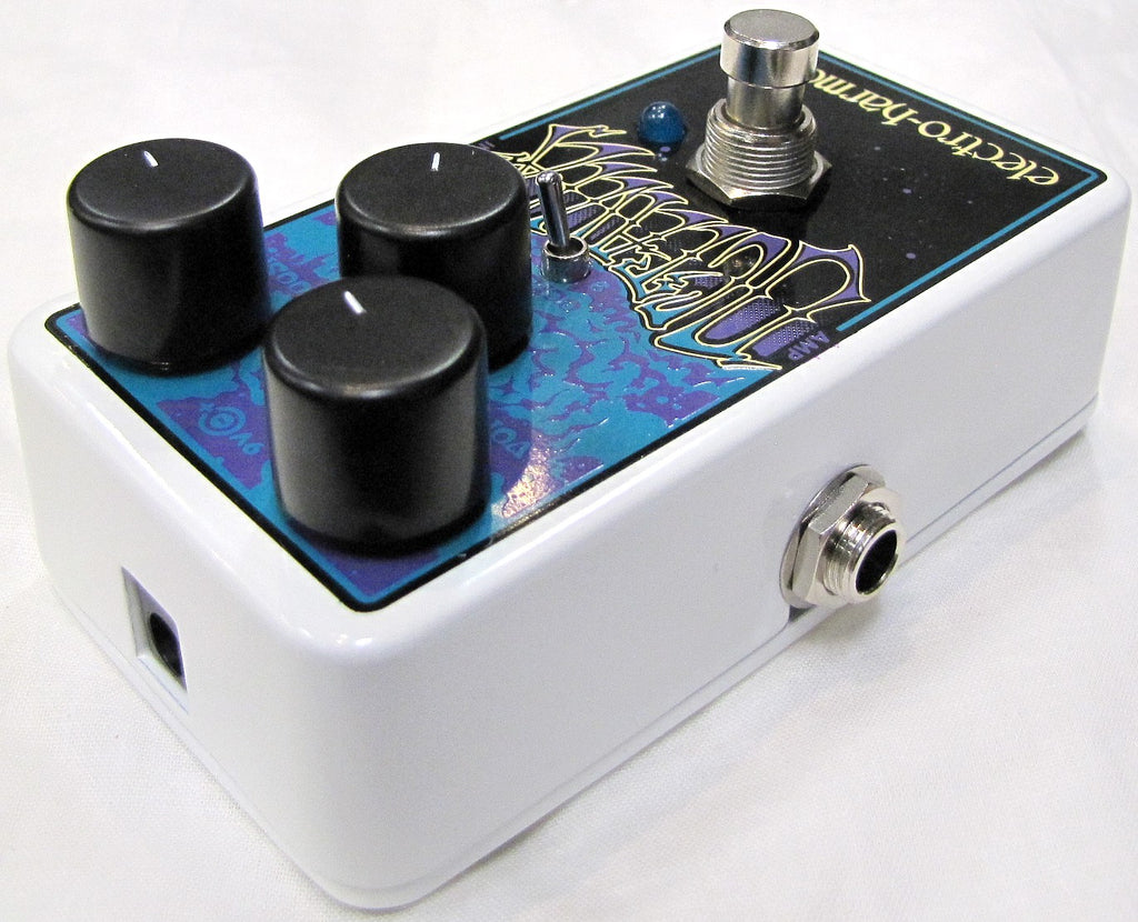 Electro-Harmonix Octavix Octave Fuzz pedal — side and rear view