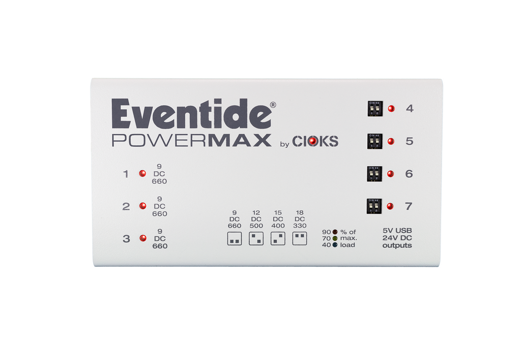 Eventide PowerMax MKII power supply front panel outlets