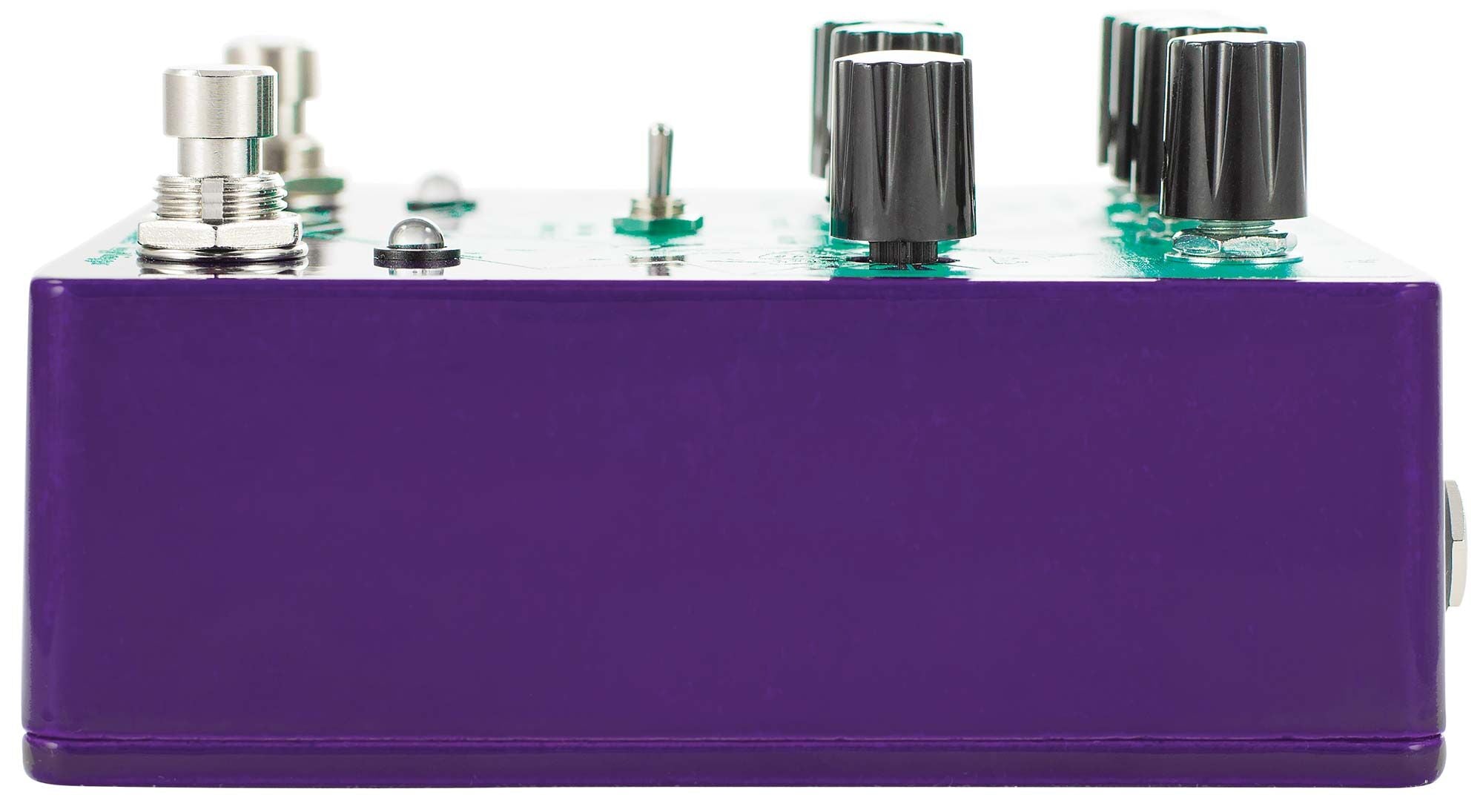 EarthQuaker Devices Pyramids Stereo Flanging Device — close-up of mode selector knob