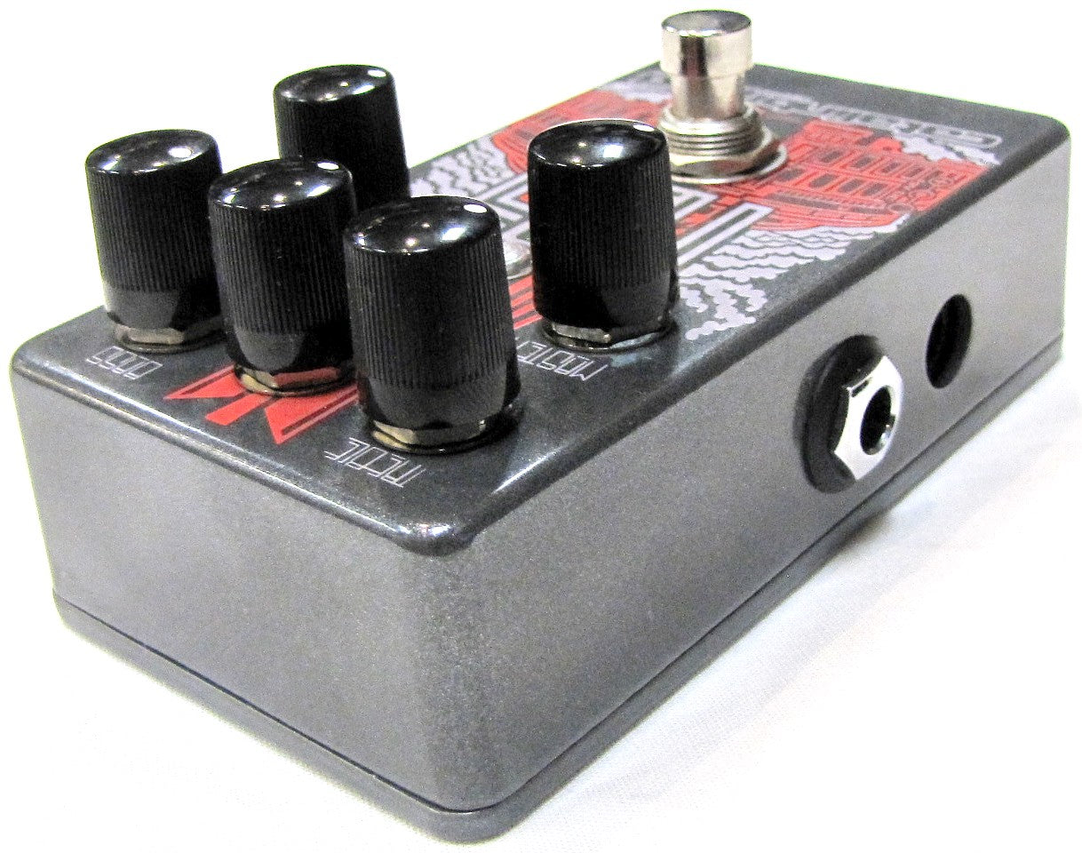Catalinbread RAH overdrive pedal — used unit detail view of footswitch and graphics