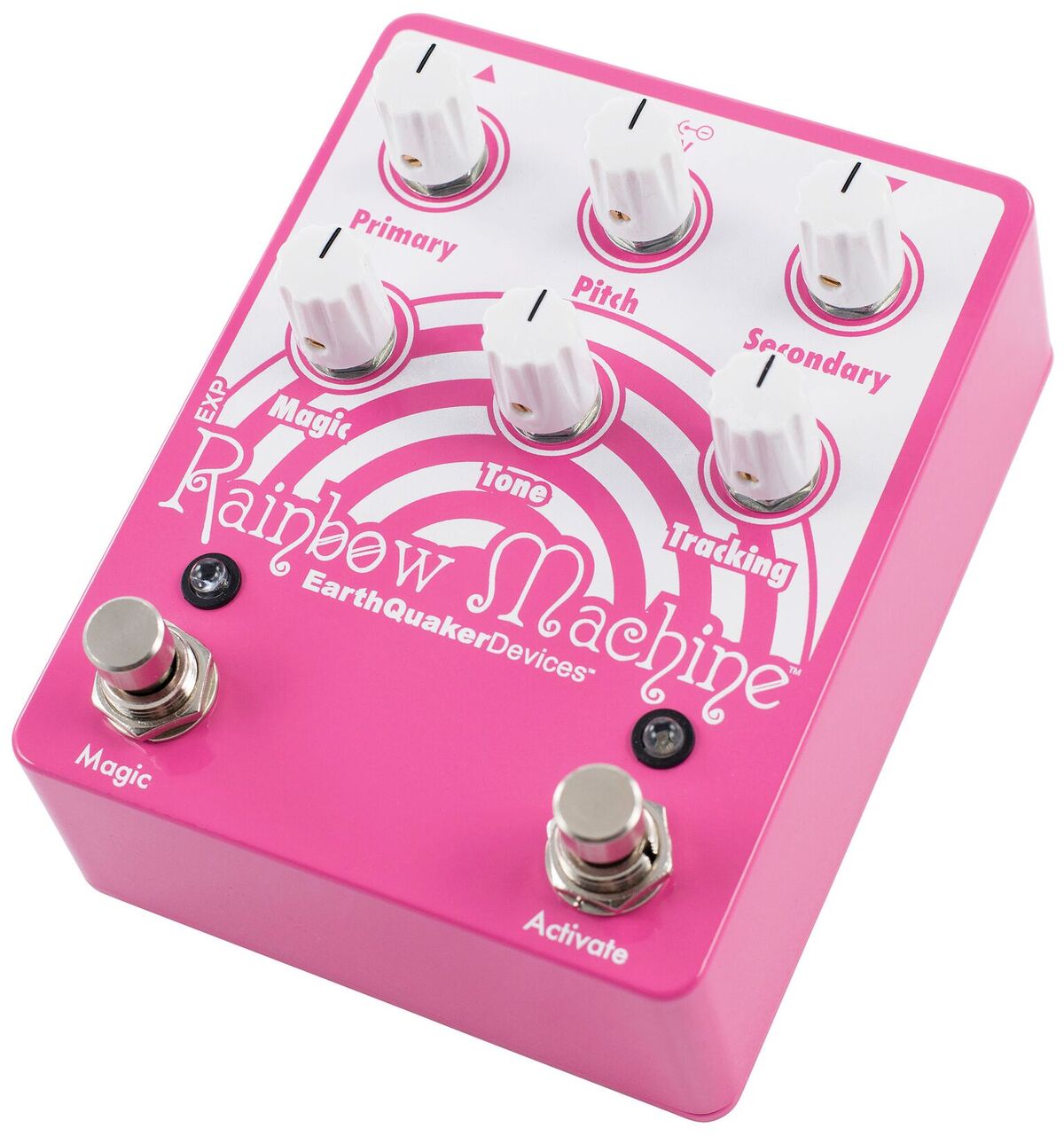 EarthQuaker Devices Rainbow Machine V2 pitch shifter pedal - control knobs detail