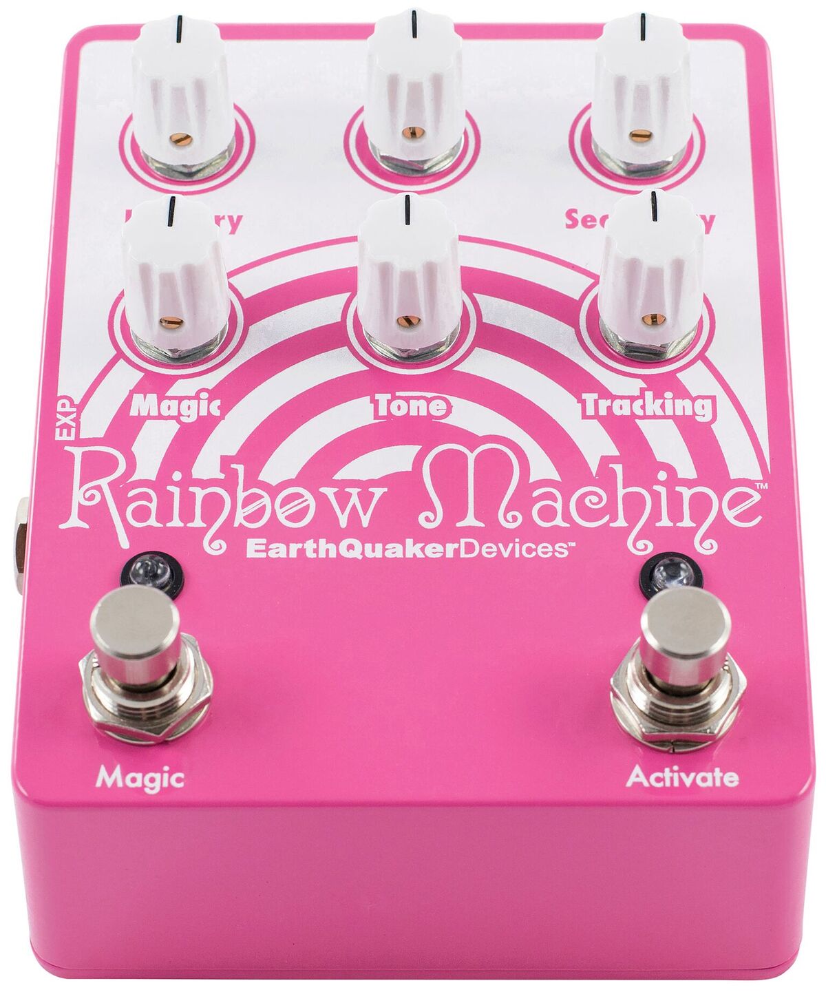 EarthQuaker Devices Rainbow Machine V2 pitch shifter pedal - angled view