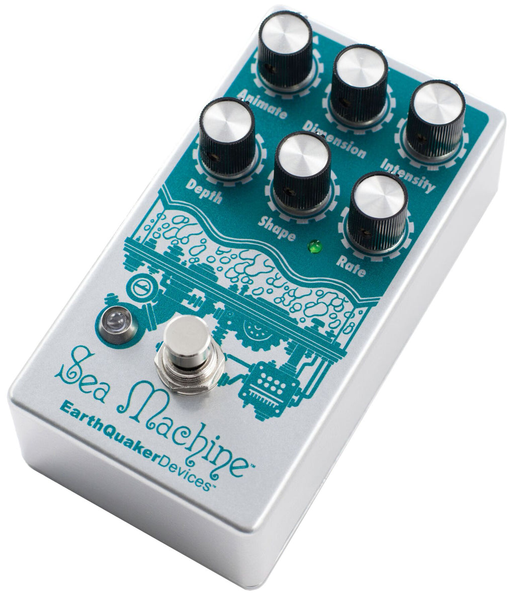 EarthQuaker Devices Sea Machine V3 chorus pedal - angled view