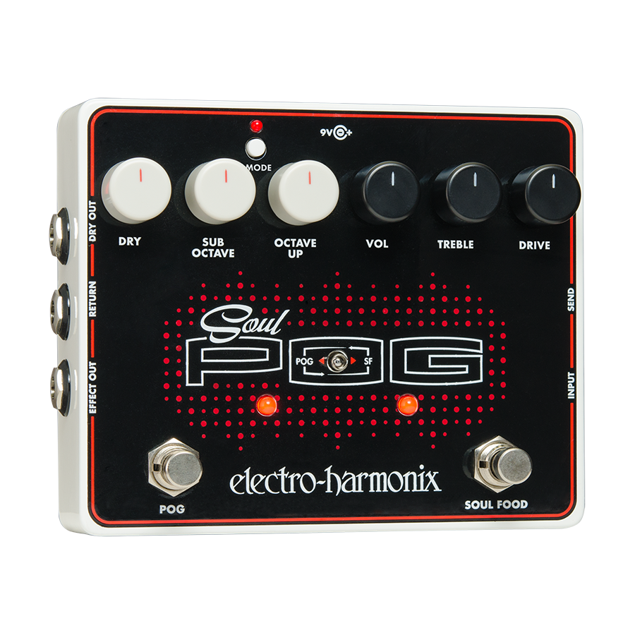 New Electro-Harmonix Soul Pog (Nano Pog + Soul Food) Guitar Effects Pedal