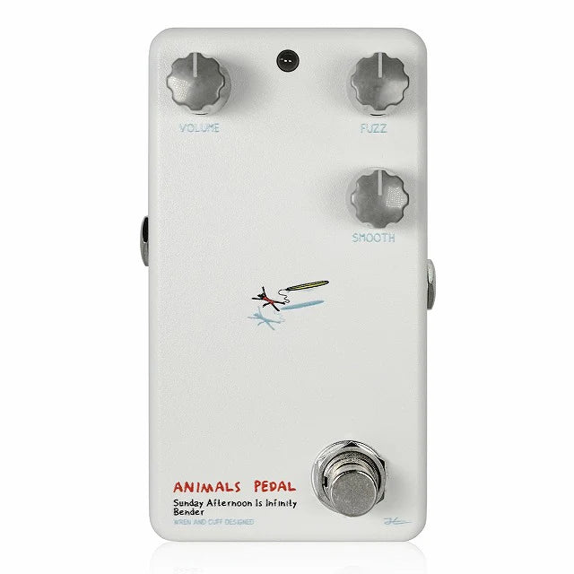 Animals Pedal Sunday Afternoon Is Infinity Bender Fuzz V2 front view, white enclosure