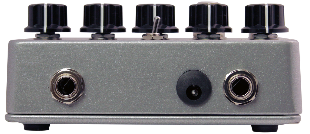 Death By Audio Supersonic Fuzz Gun pedal - top view with gate/osc toggle