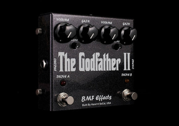 New BMF Effects The Godfather II Dual Overdrive Guitar Effects Pedal