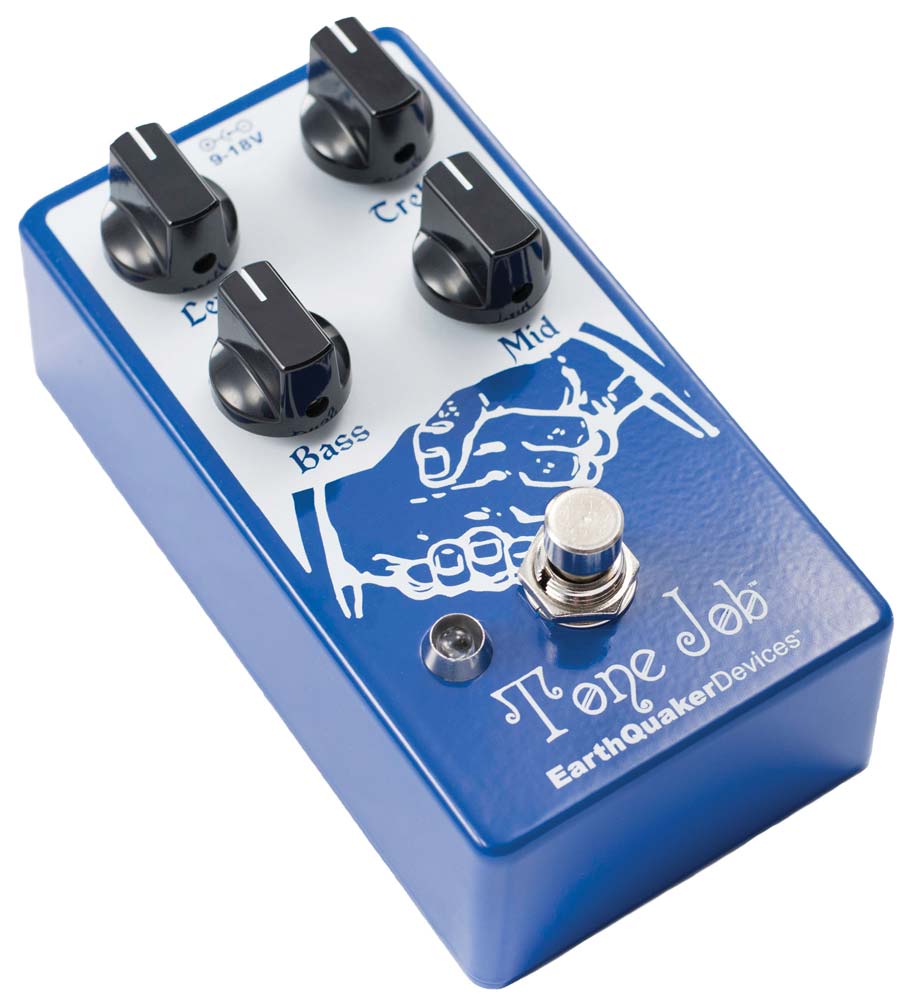 EarthQuaker Devices Tone Job V2 EQ boost pedal — side profile view