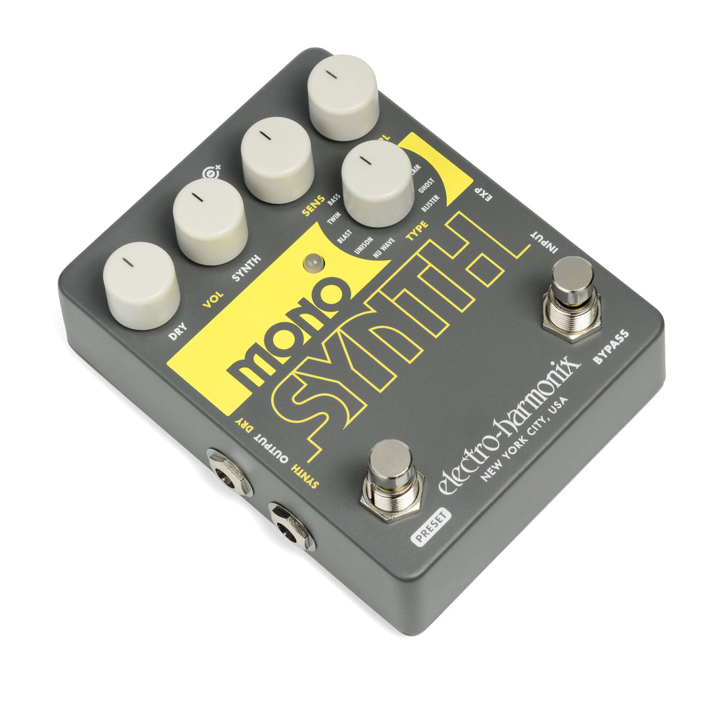 EHX Mono Synth synthesizer pedal — packaging box