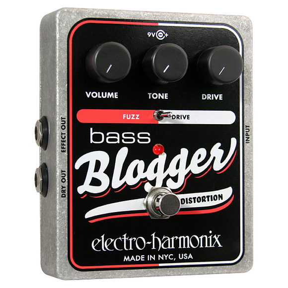 New Electro-Harmonix EHX Bass Blogger Distortion/Overdrive Bass Effects Pedal