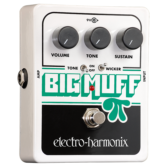 Electro-Harmonix Big Muff Pi with Tone Wicker white fuzz pedal