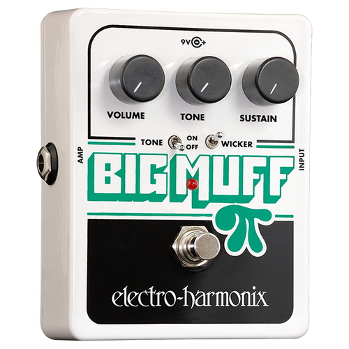 Electro-Harmonix Big Muff Pi with Tone Wicker white fuzz pedal