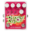 Electro-Harmonix Blurst modulated filter pedal — red enclosure with colorful graphics, top view