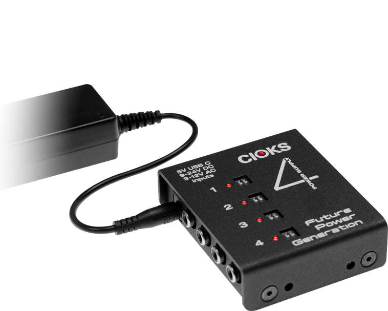 CIOKS 4 Adapter Kit pedal power supply with 24V adapter