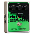 Electro-Harmonix Deluxe Electric Mistress XO flanger pedal — white enclosure, angled view