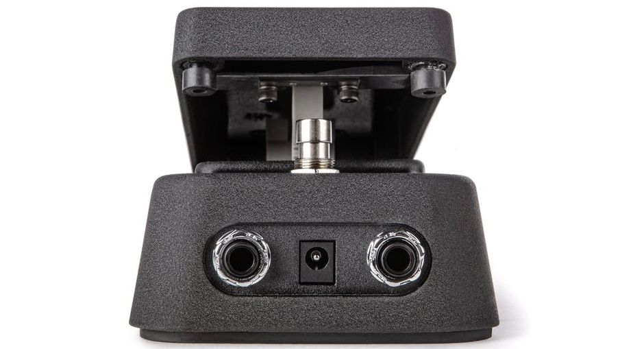 Dunlop CBJ95 Cry Baby Junior Wah Pedal — front view showing front-mounted input output jacks