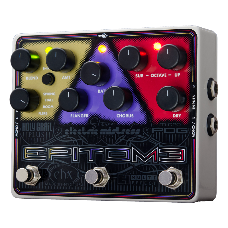 Electro-Harmonix Epitome multi-effects pedal — POG, Stereo Electric Mistress and Holy Grail Plus combined