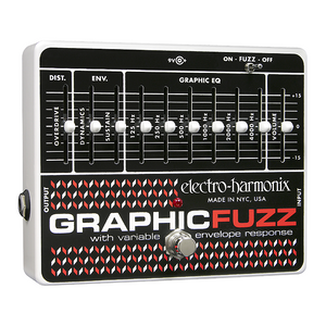 New Electro-Harmonix EHX Graphic Fuzz EQ Guitar Effects Pedal