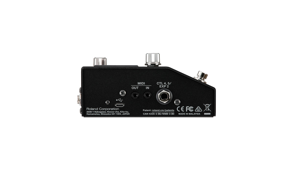 Boss GT-1000CORE processor rear panel input and output jacks