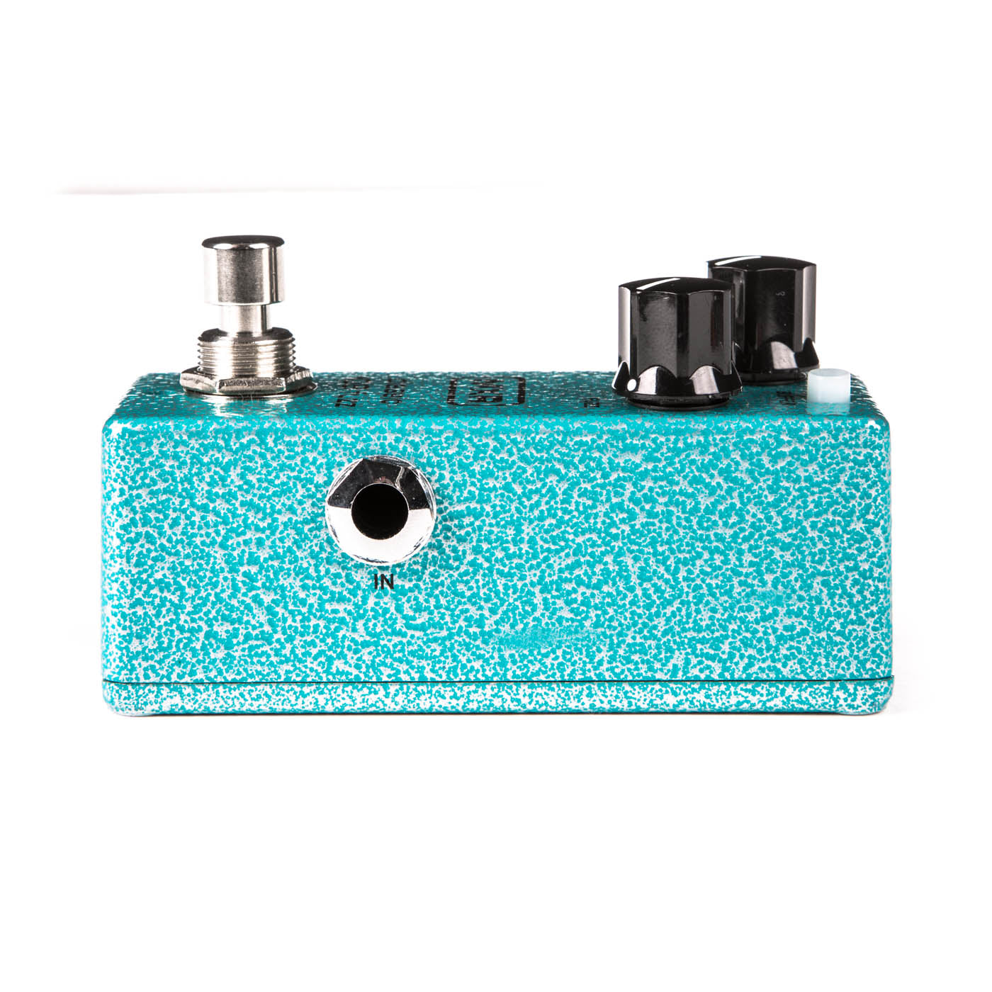 MXR M296 Classic 108 Fuzz Mini pedal — angled view of mini fuzz enclosure