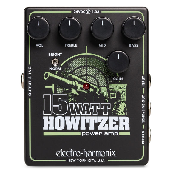 New Electro-Harmonix EHX 15-Watt Howitzer Power Amp Guitar Effects Pedal