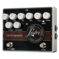 Electro-Harmonix Lester G Deluxe rotary speaker pedal — black enclosure with wood-grain panel