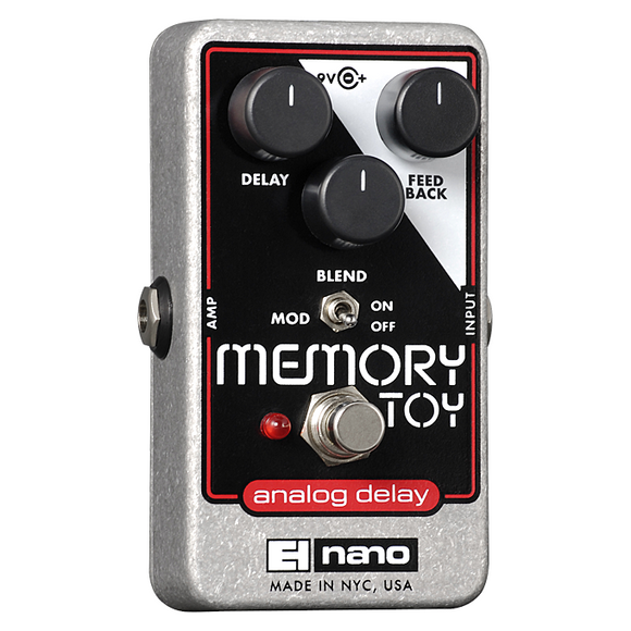 New Electro-Harmonix EHX Memory Toy Analog Delay Modulation Guitar Effects Pedal