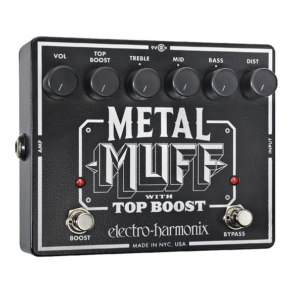 New Electro-Harmonix EHX Metal Muff Distortion w/ Top Boost Guitar Pedal